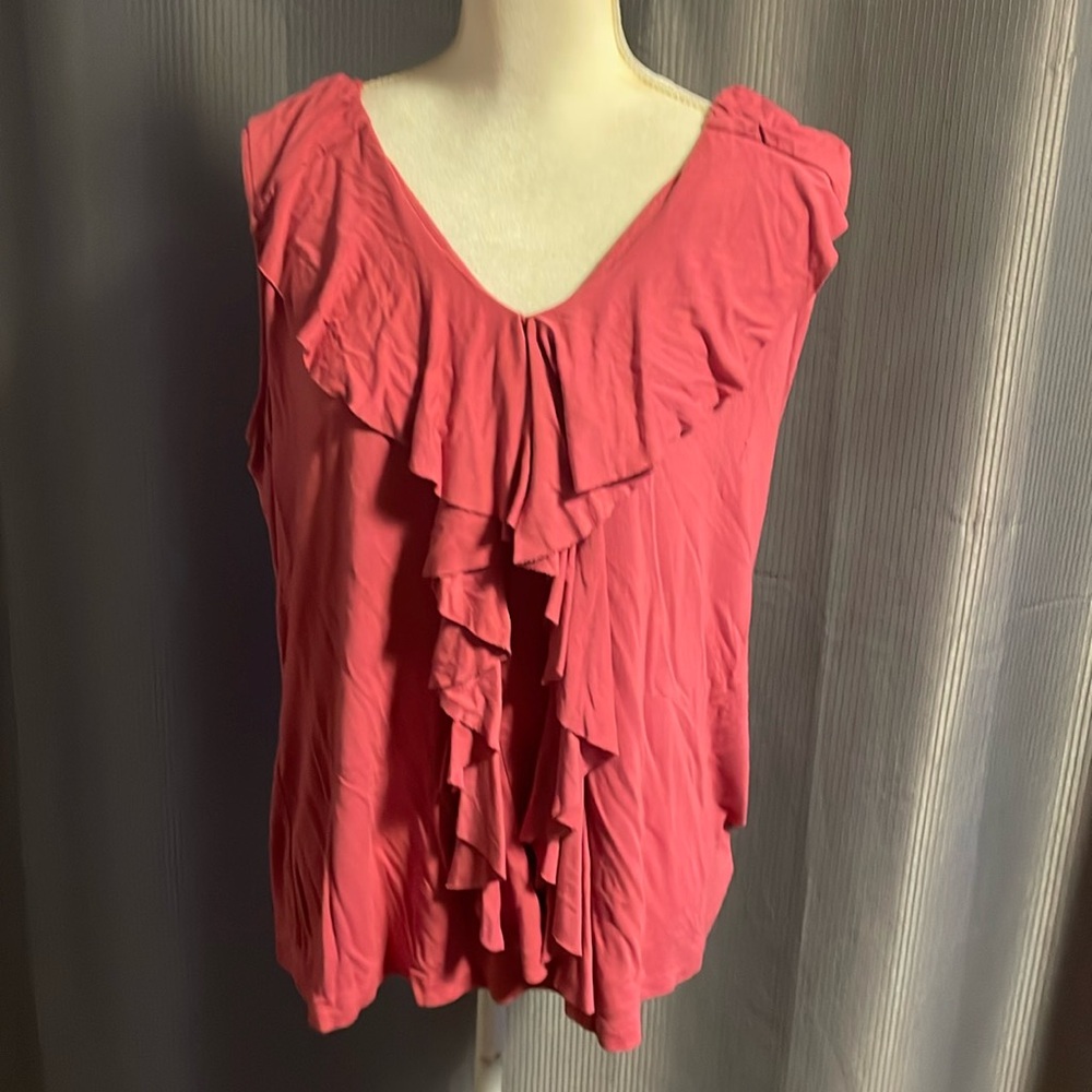 Ann Klein mauve tank top